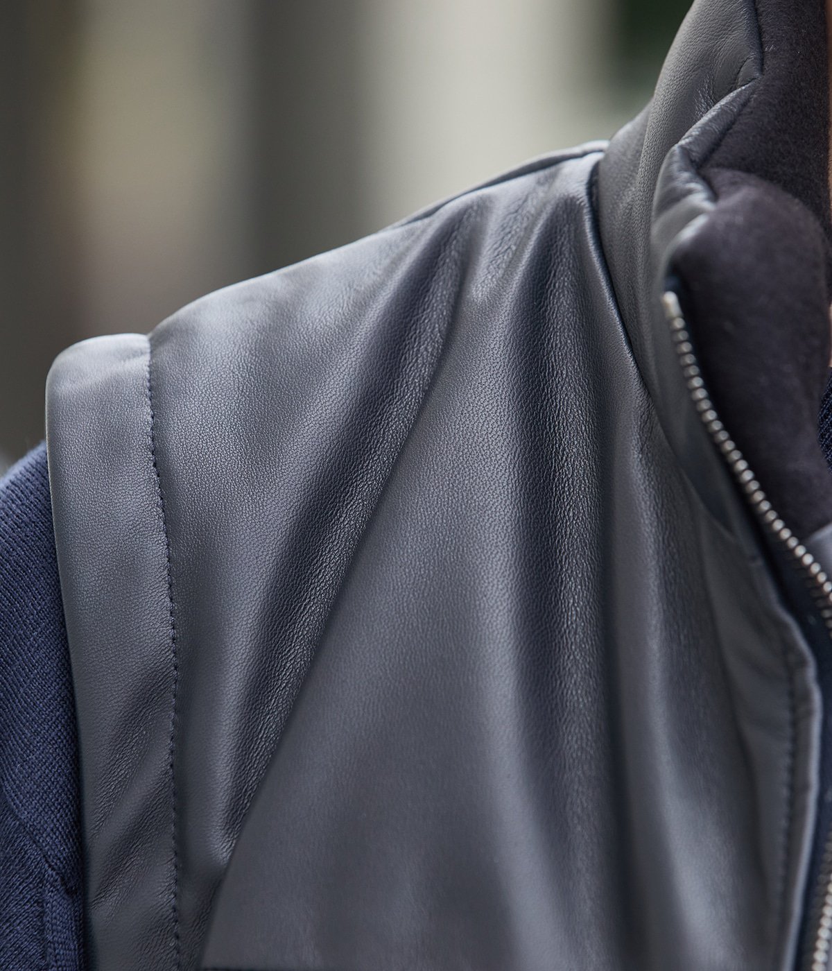 別注 ISE VEST | EMMETI(エンメティ) / アウター ダウンベスト レザー