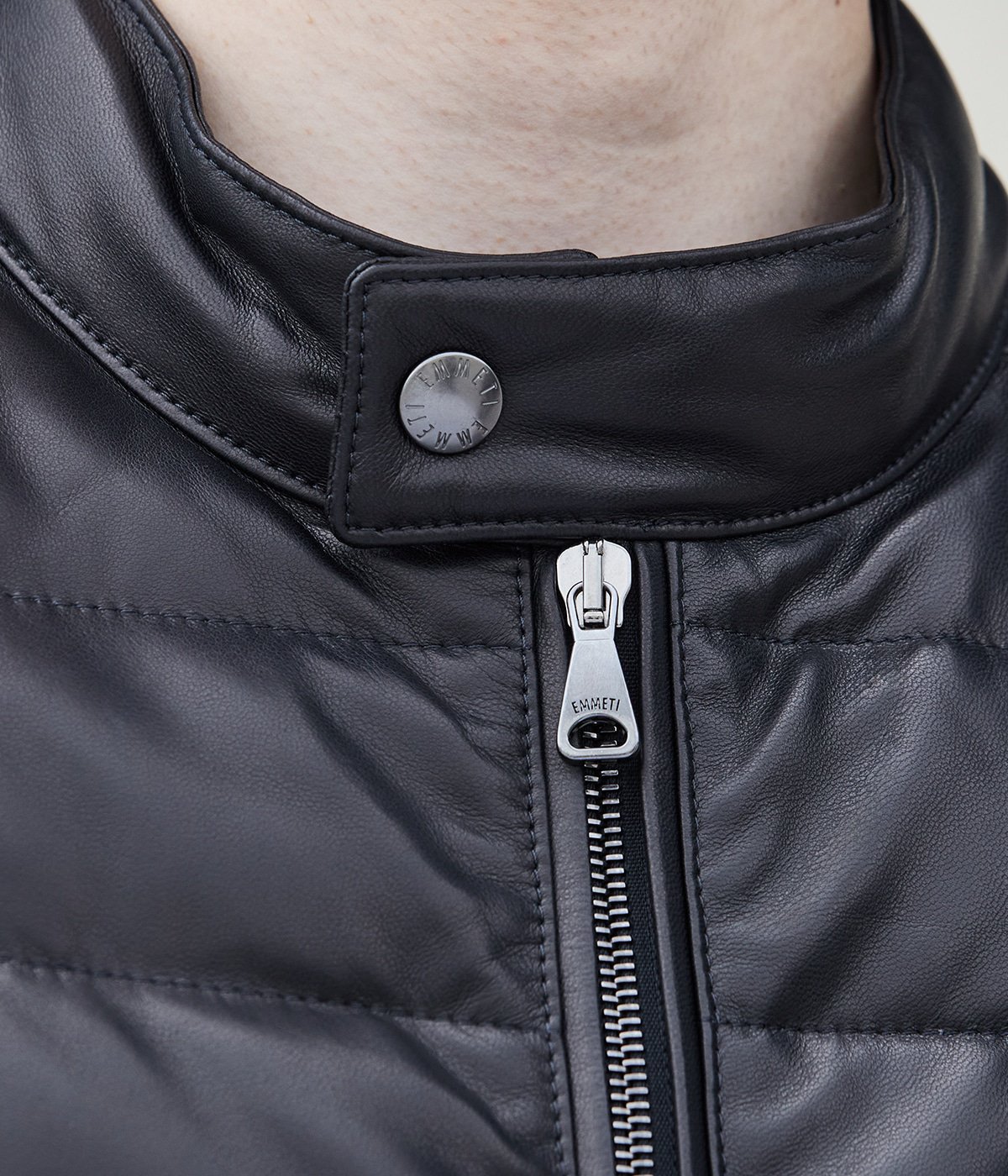 別注 JURI DOWN VEST SP LEATHER | EMMETI(エンメティ) / アウター