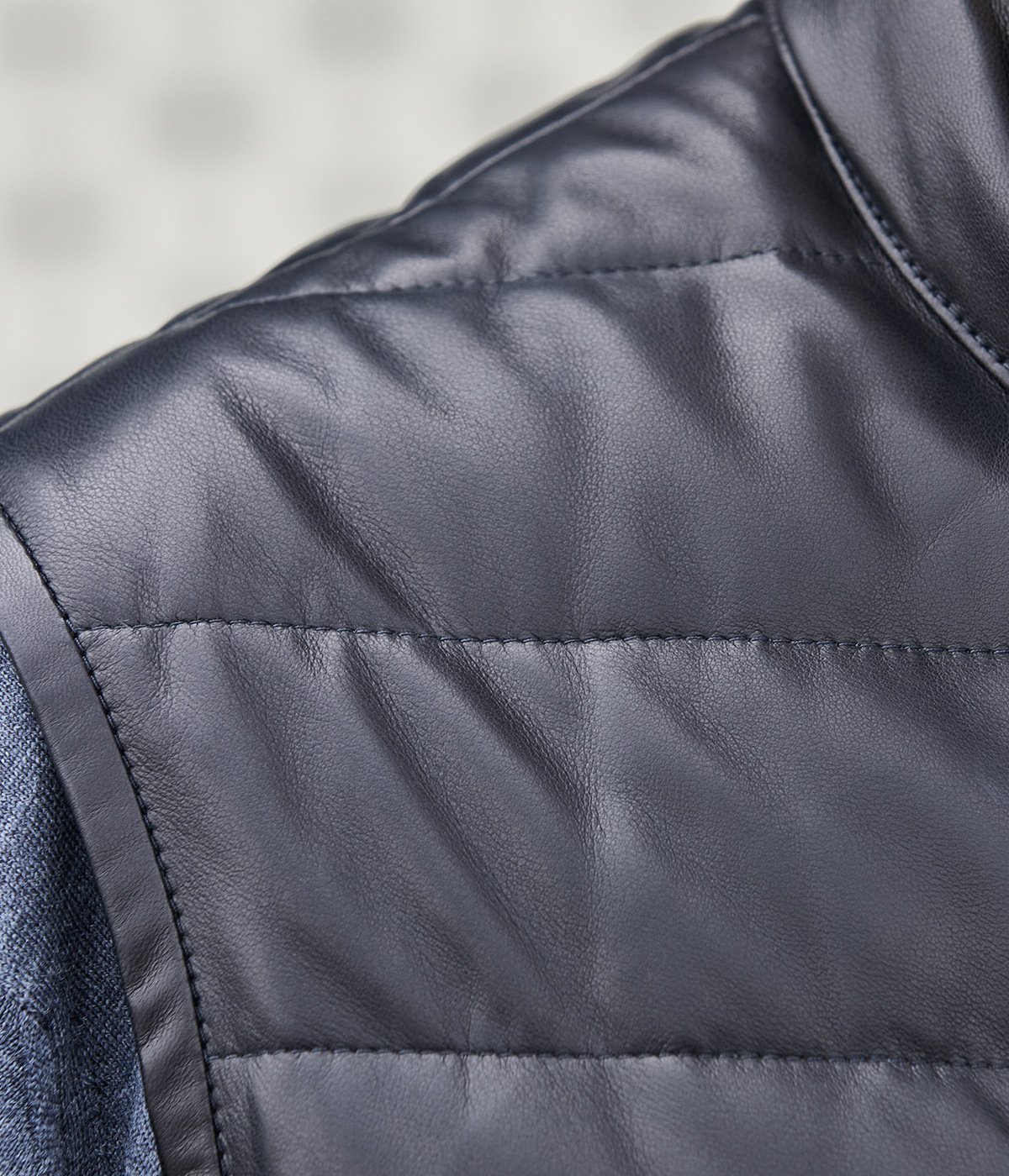 別注 JURI DOWN VEST SP LEATHER | EMMETI(エンメティ) / アウター