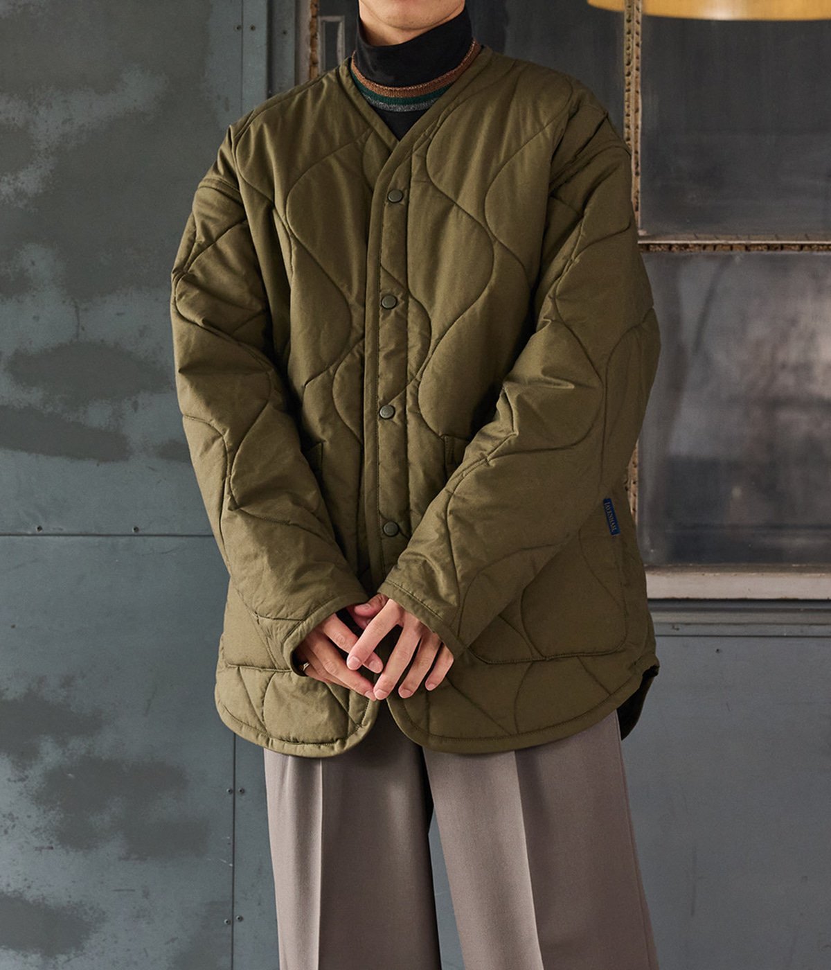 新品未使用　LAVENHAM　アウター＊ LAVENHAM - ラベンハム キルティングジャケット 36 グレー