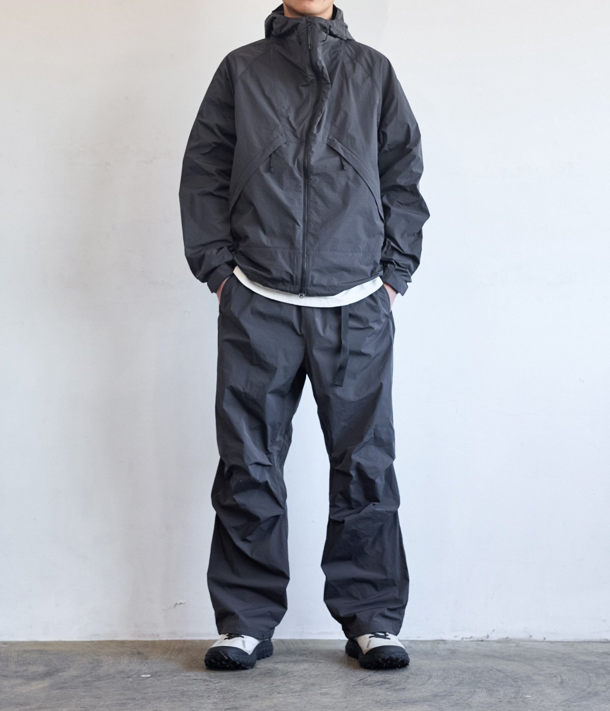 別注 Dope Dyed Rip-stop Hooded Jacket | Goldwin(ゴールドウイン