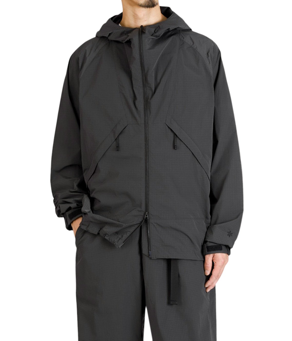 【極美品】Goldwin ゴールドウイン 秋 ナイロン ジャケット ブルゾン 予約】別注 Dope Dyed Rip-stop Hooded Jacket | Goldwin