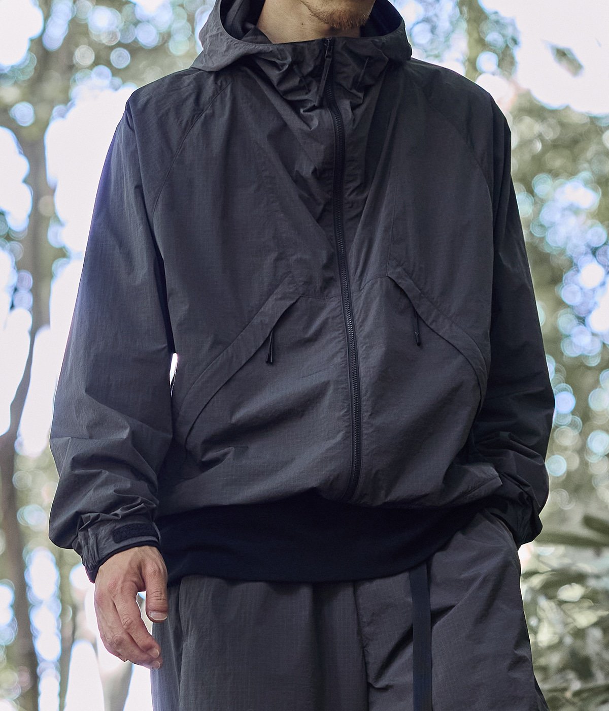 予約】別注 Dope Dyed Rip-stop Hooded Jacket | Goldwin