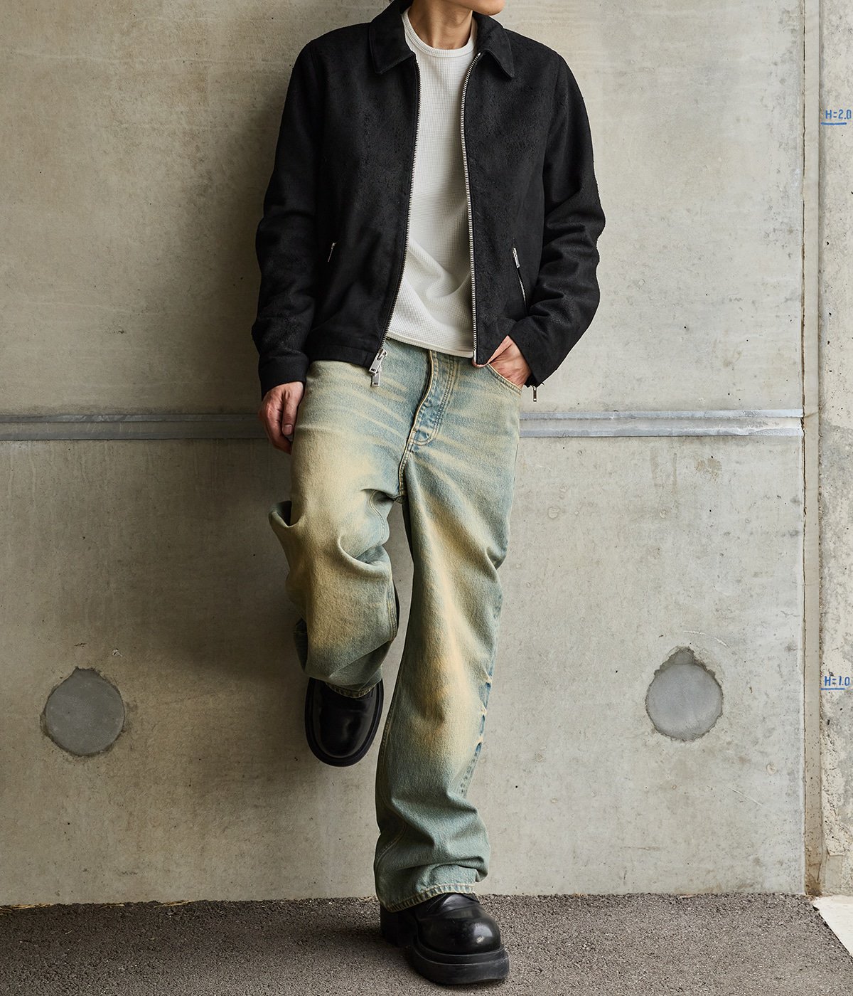 ジャケット・アウター NO MAINTENANCE LEATHER MECHANIC JACKET 別注 MECHANIC JACKET V3 | NO MAINTENANCE(ノーメンテナンス