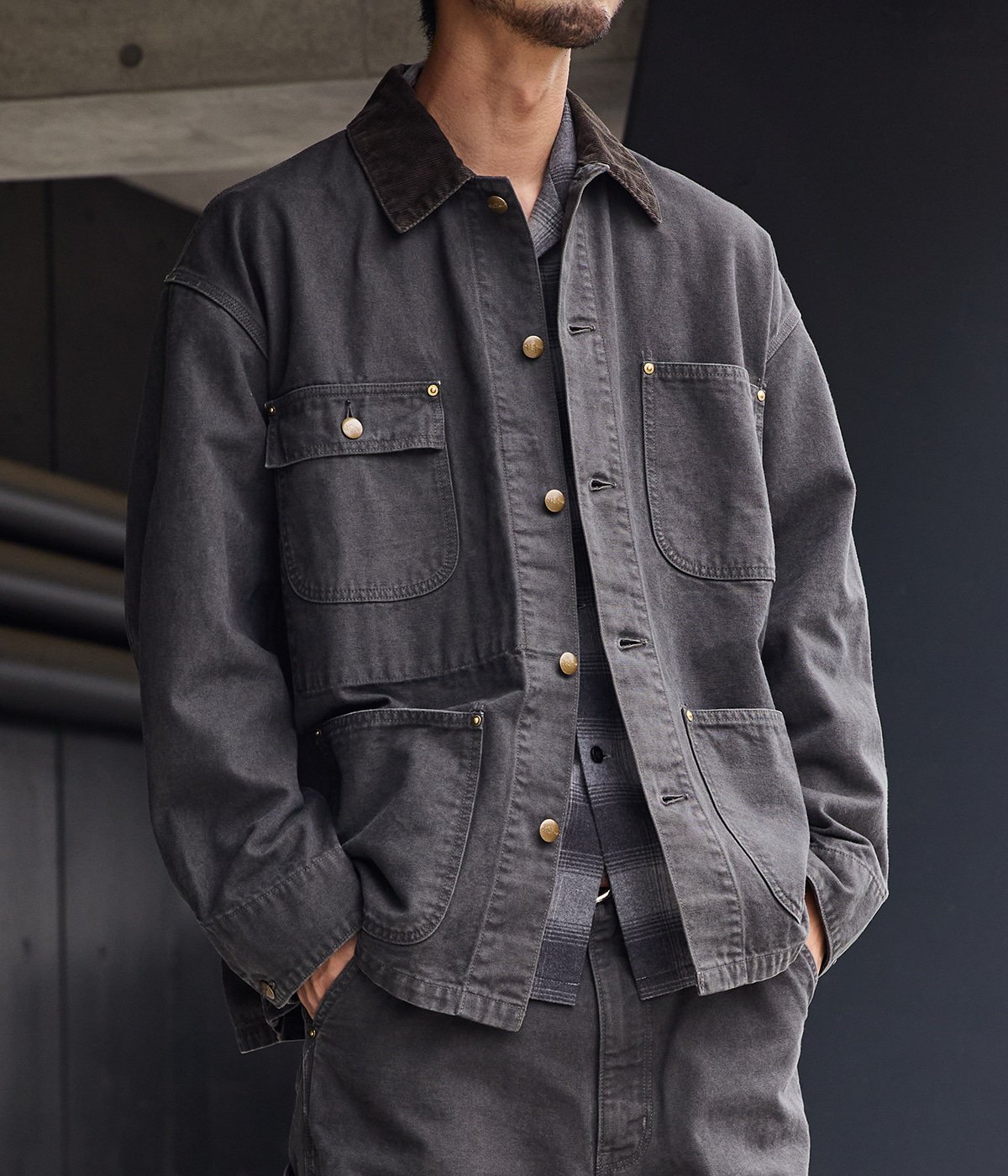 予約】別注 RELAX FIT OXFORD COVERALL | orSlow(オアスロウ
