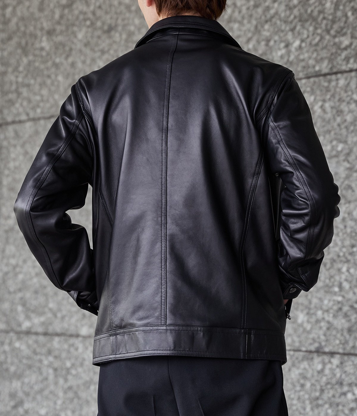 EMMETI JURI ピッグスエードジャケット 44サイズ ブラック 楽天市場