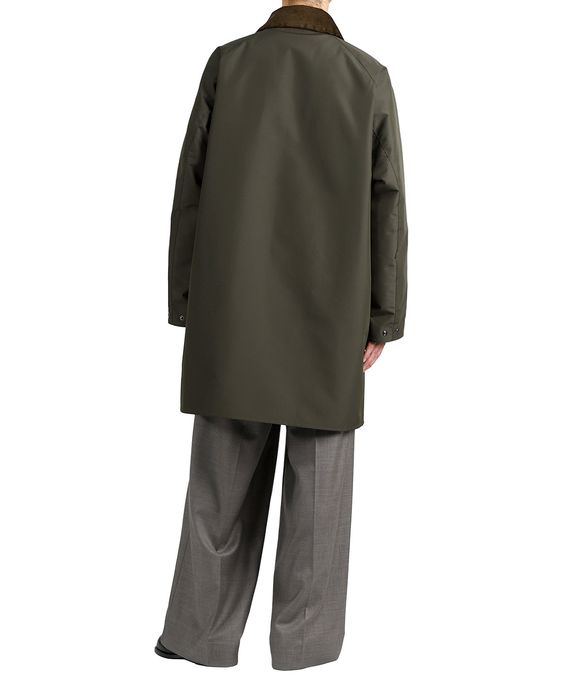 美品　Barbour セージグリーン　ロングコート 40\