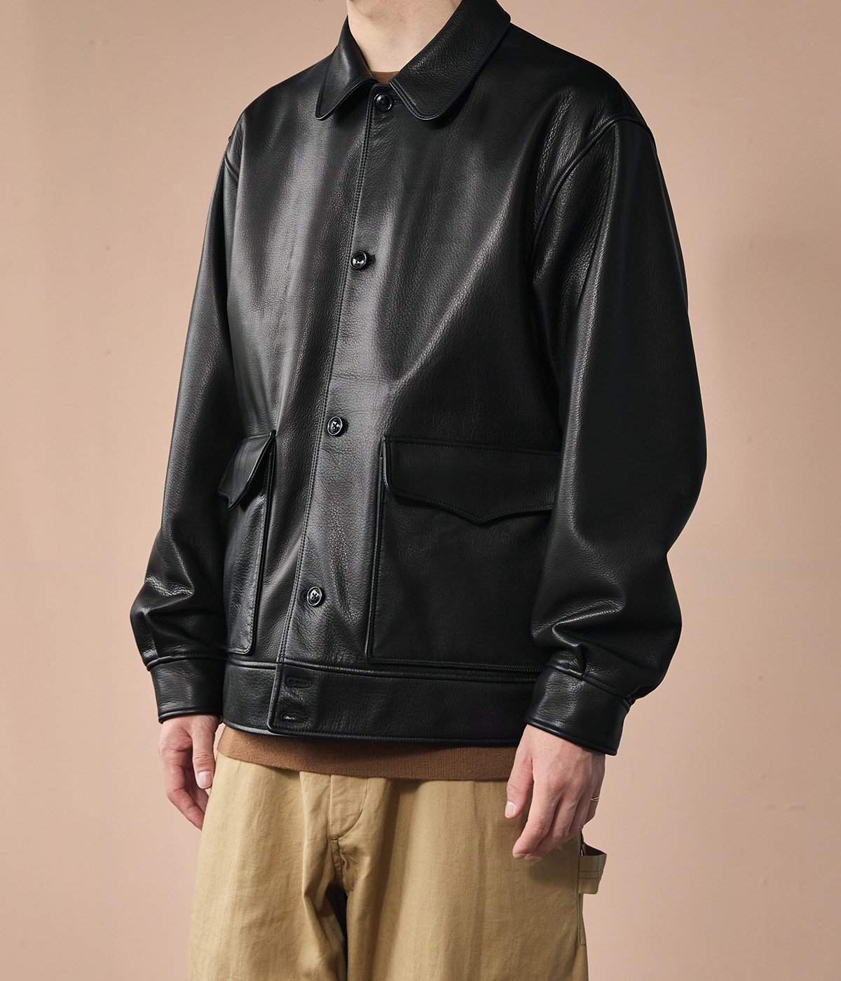 blurhms LightMoleskinWorkJacket ジャケット黒 4 予約】【別注】Cossack Jacket ARK | blurhms(ブラームス) / アウター