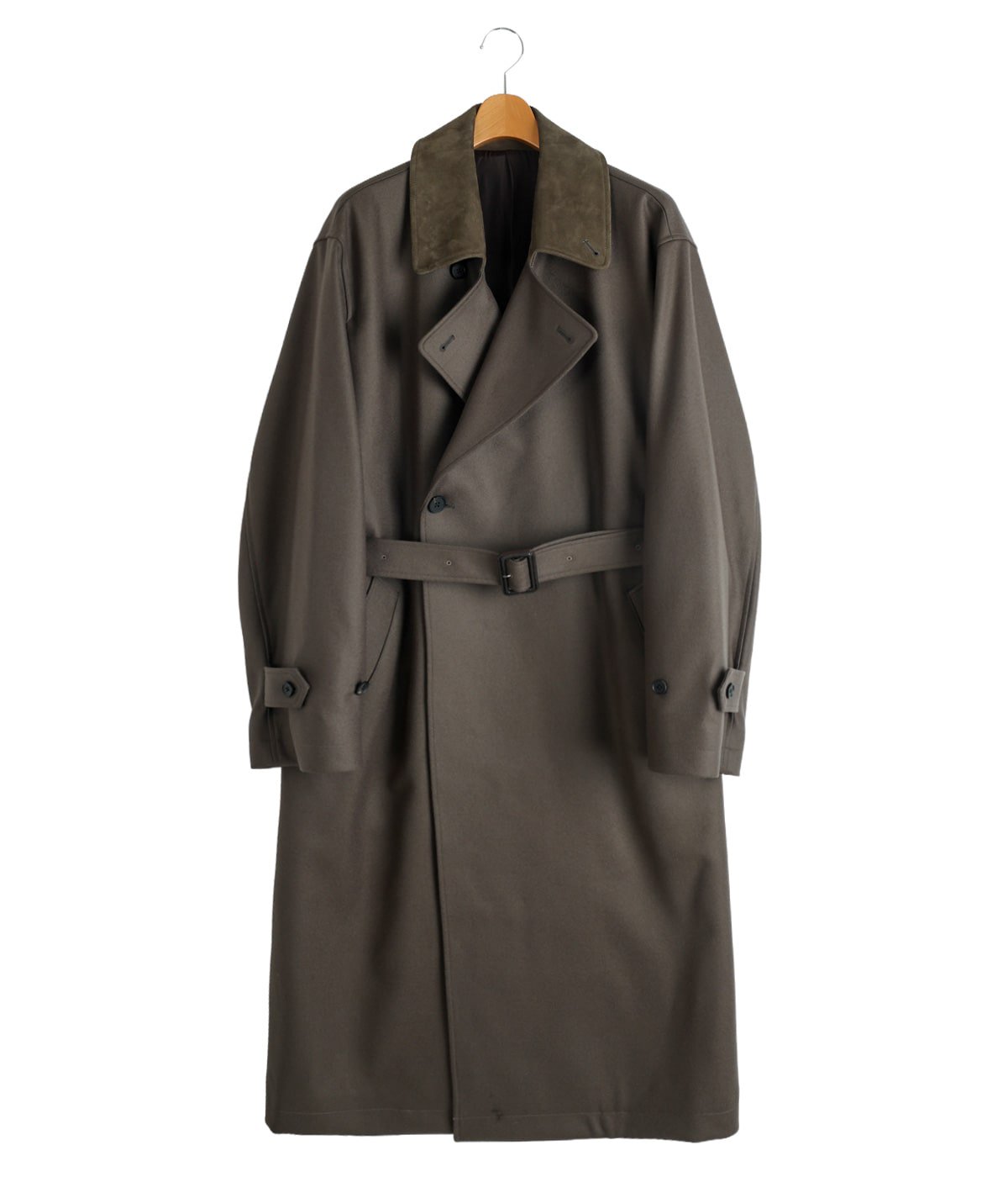 別注】WOOL MELTON DOUBLE BREASTED COAT | ssstein(シュタイン 別注】WOOL MELTON DOUBLE BREASTED COAT | ssstein(シュタイン