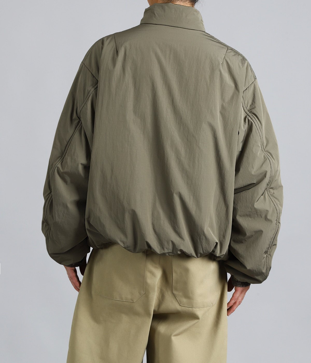 予約】【別注】Split-Fiber Taffeta Sculptural Wired Puffer Wide 予約】【別注】Split-Fiber Taffeta Sculptural Wired Puffer Wide