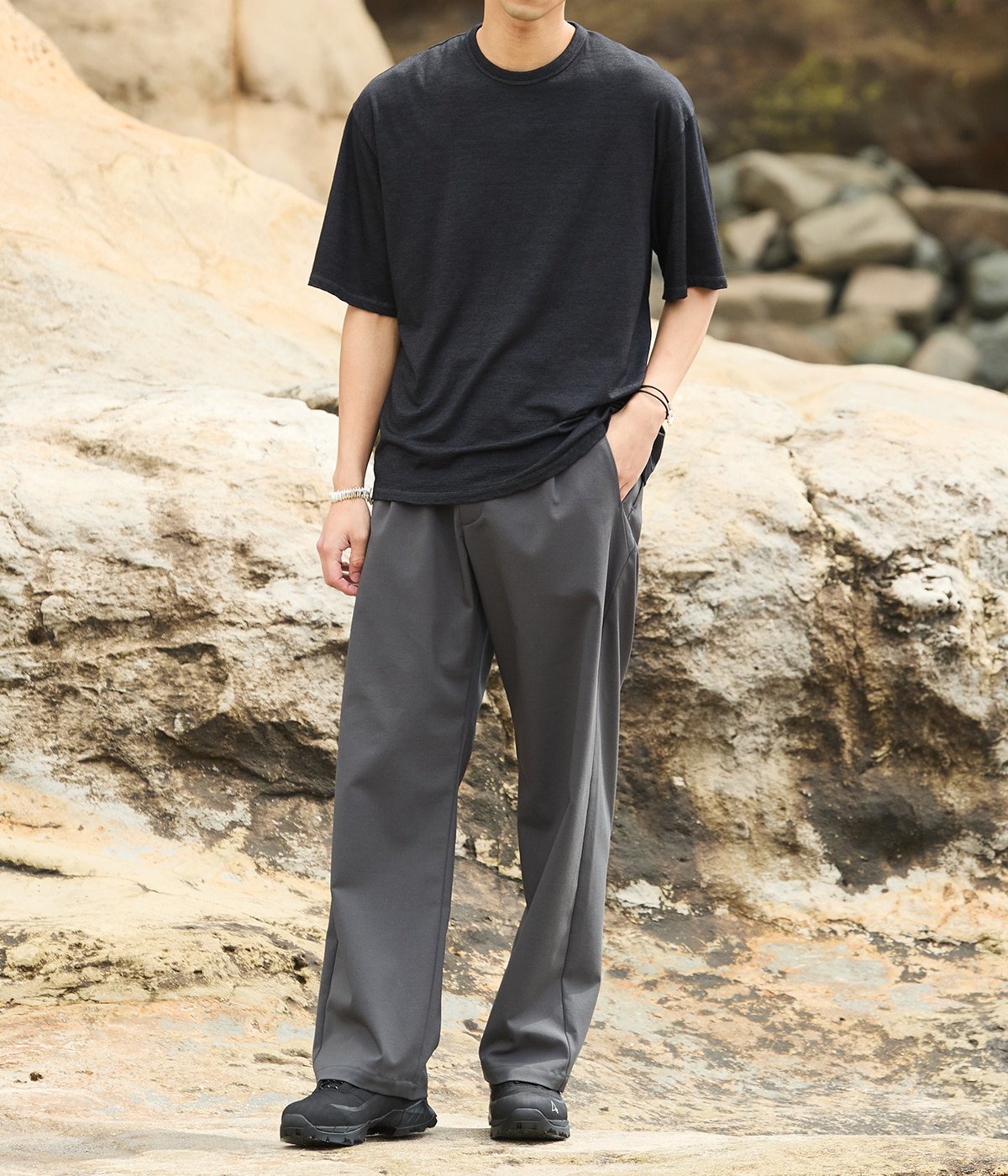 model（185cm） 着用サイズ：L