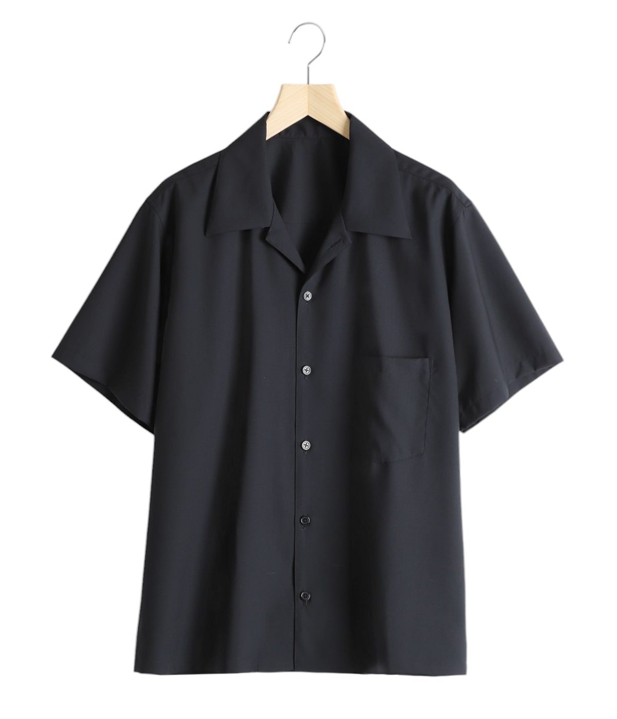 【予約】【ONLY ARK】別注 WOOL OPEN COLLAR SHIRT