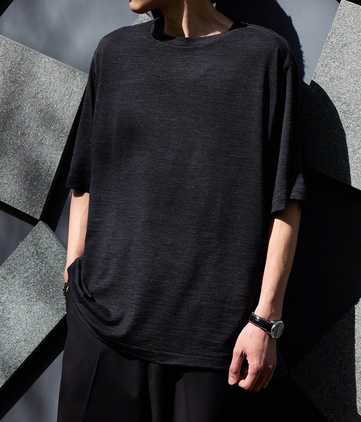 ONLY ARK】別注 SUMMER WOOL T-SHIRT | BATONER(バトナー