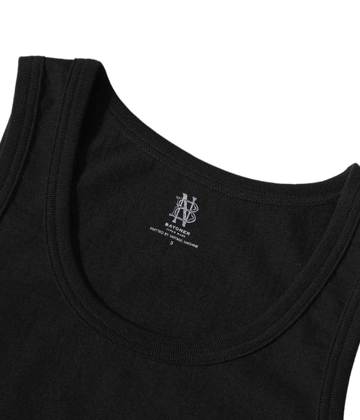 BATONER【アークネッツ】MERIYASU PACK TANK 黒白セット3 n枚買い必至の別注タンクトップ【BATONER】より。 / スタッフ