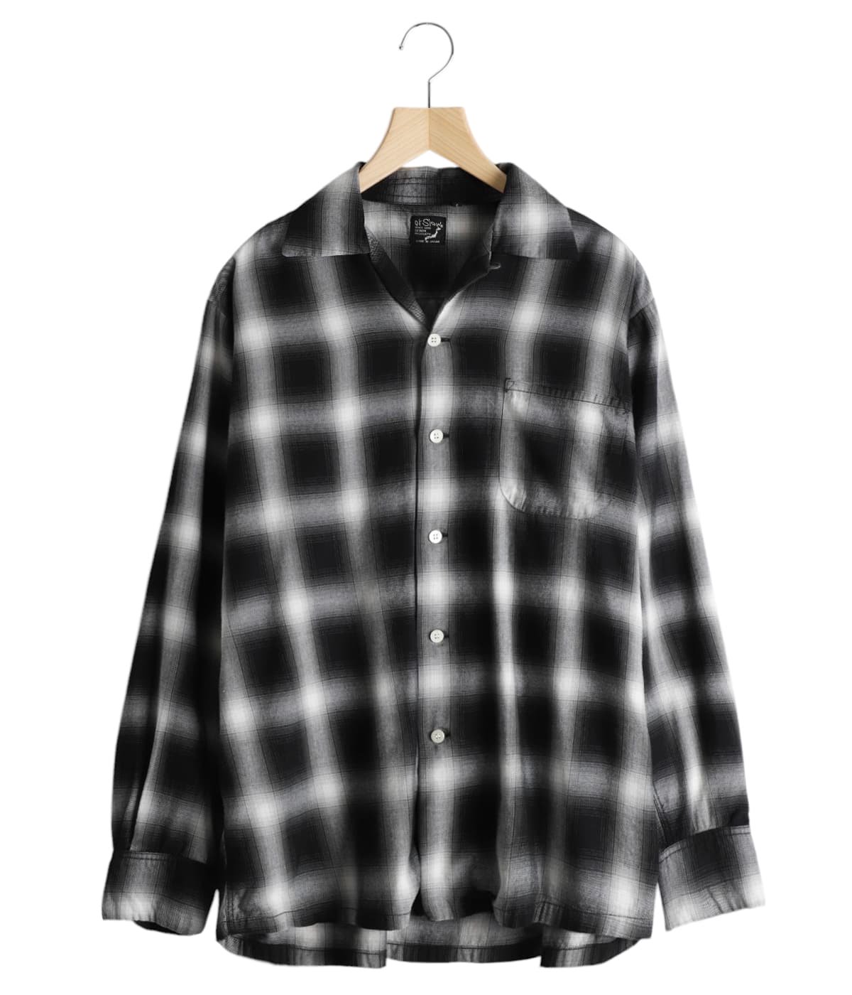 【予約】【ONLY ARK】別注 OMBRE CHECK LONG SLEEVE SHIRT