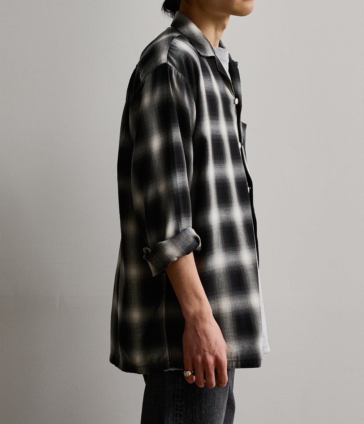 別注 OMBRE CHECK LONG SLEEVE SHIRT | orSlow(オアスロウ