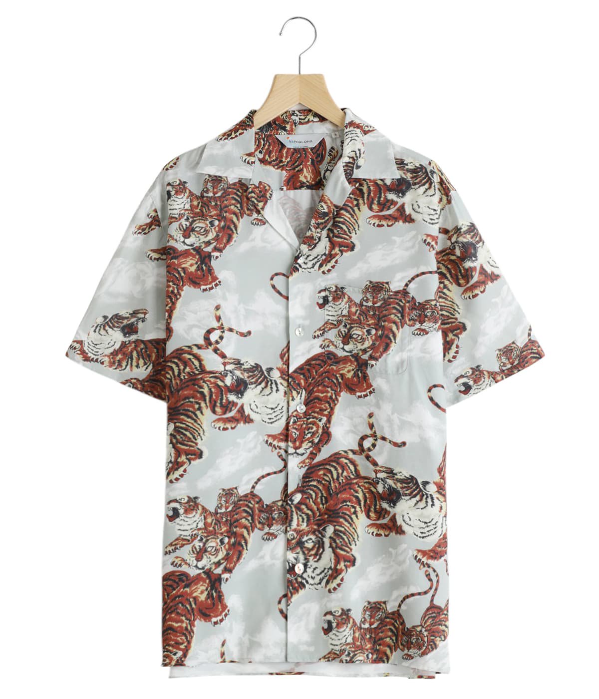 【予約】【ONLY ARK】別注 RAYON SHORT SLEEVE ALOHA SHIRT ONE HUNDRED TIGERS（N25-RSH1001ex ）