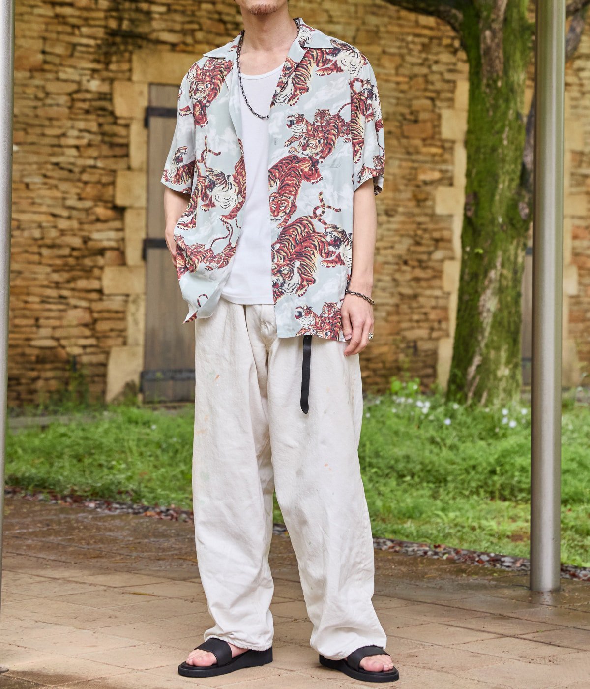 予約】【ONLY ARK】別注 RAYON SHORT SLEEVE ALOHA SHIRT ONE 予約】【ONLY ARK】別注 RAYON SHORT SLEEVE ALOHA SHIRT ONE