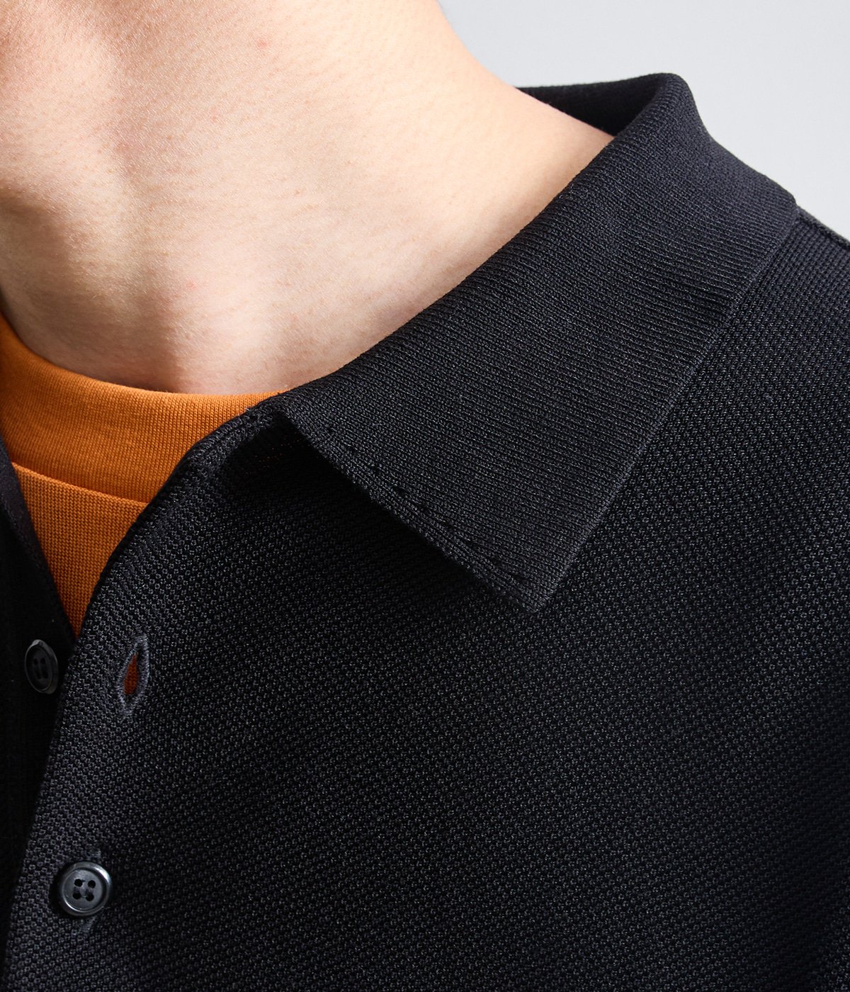 crepuscule ポロシャツ 別注 Extra Light Moss Stitch Polo | crepuscule(クレプスキュール