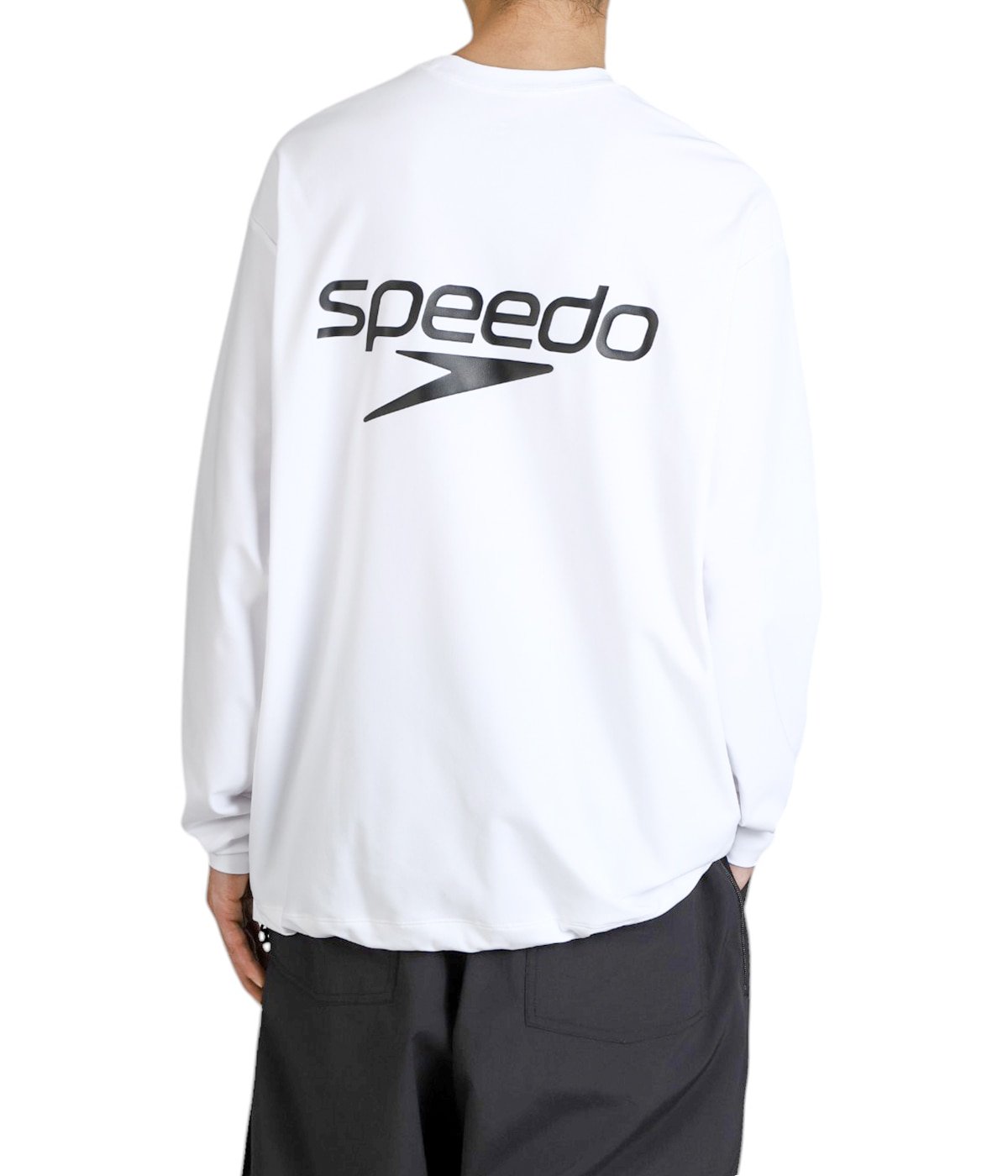 model(175cm / 60kg)B85 W75 H92 着用サイズ：L