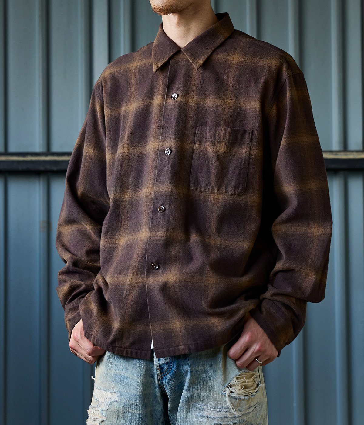 model（173cm） 着用サイズ：M