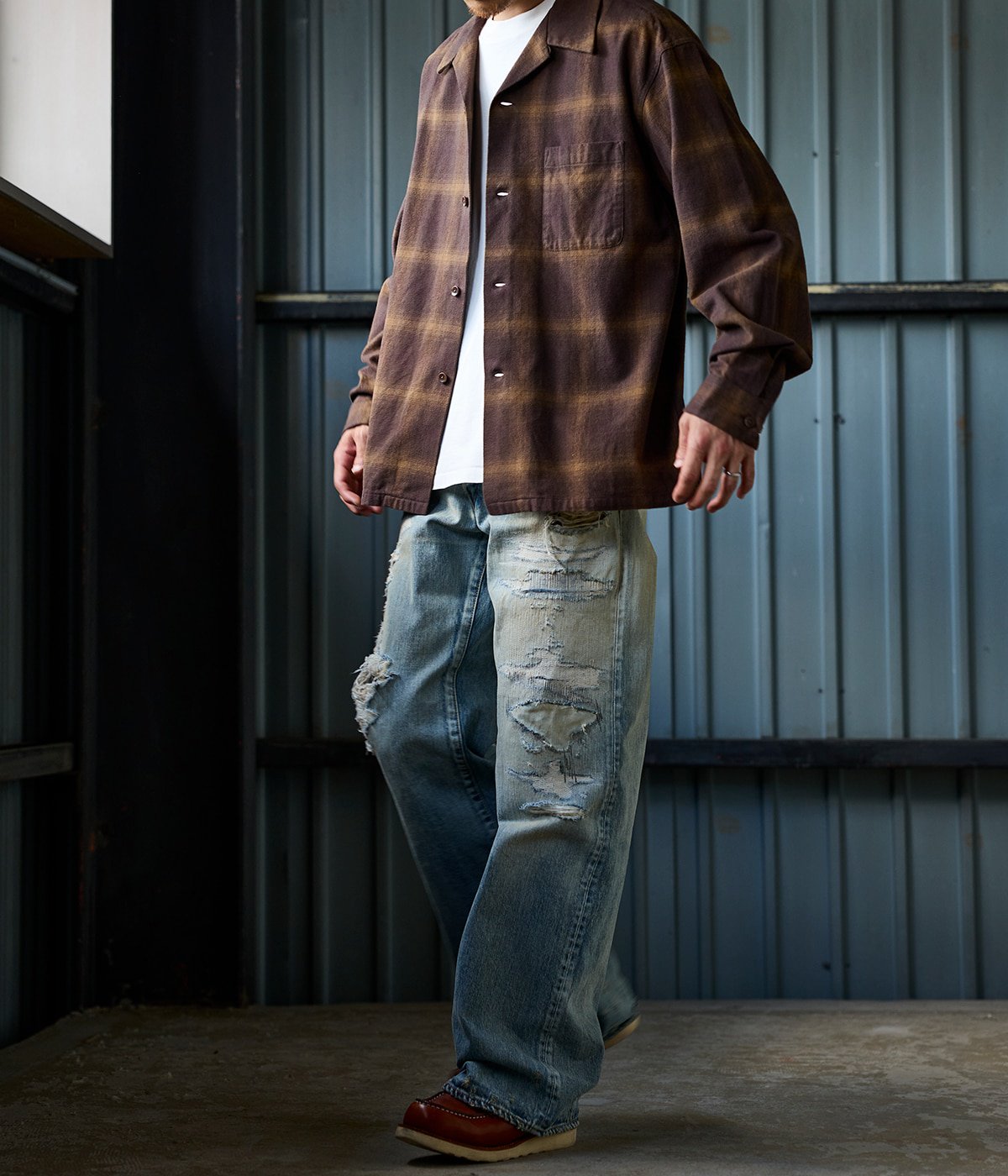 model（173cm） 着用サイズ：M