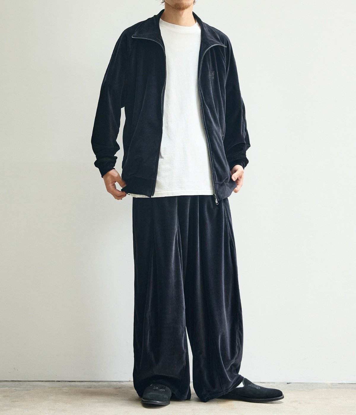 別注 Track Jacket - C/Pe Velour | NEEDLES(ニードルズ