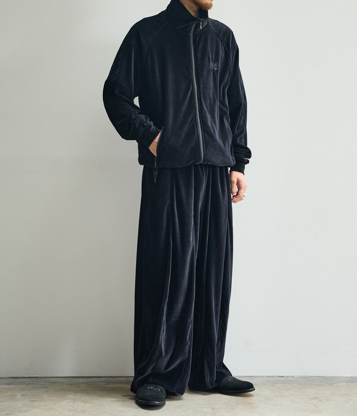 別注 Track Jacket - C/Pe Velour | NEEDLES(ニードルズ