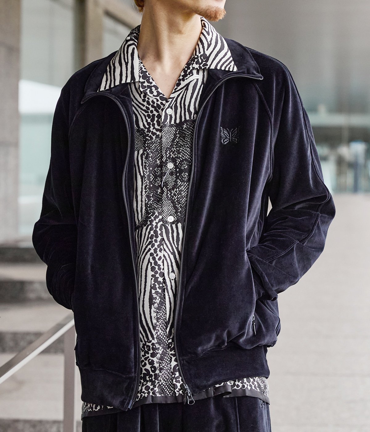 【予約】【ONLY ARK】別注 Track Jacket - C/Pe Velour
