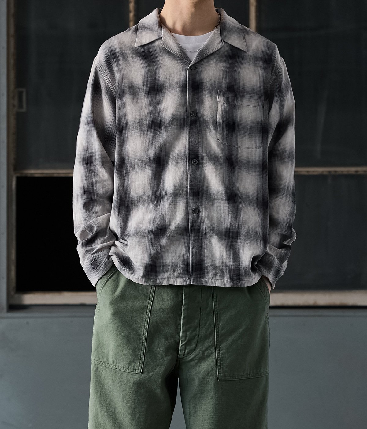【新品】 on Lサイズ Ｔシャツ 限定エディション ベンシェルトン 全豪 オン 別注 Double Gauze Open Collar Shirt | PENDLETON(ペンドルトン