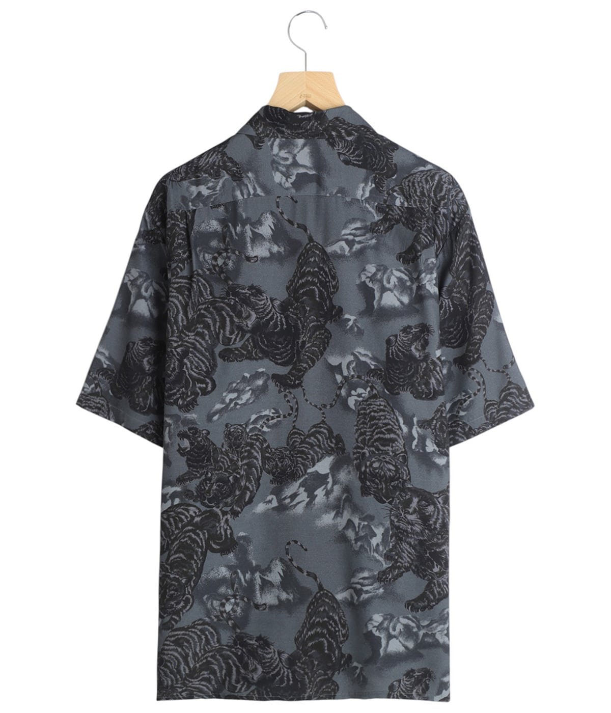 別注 RAYON SHORT SLEEVE ALOHA SHIRT ONE HUNDRED TIGERS | NIPOALOHA 