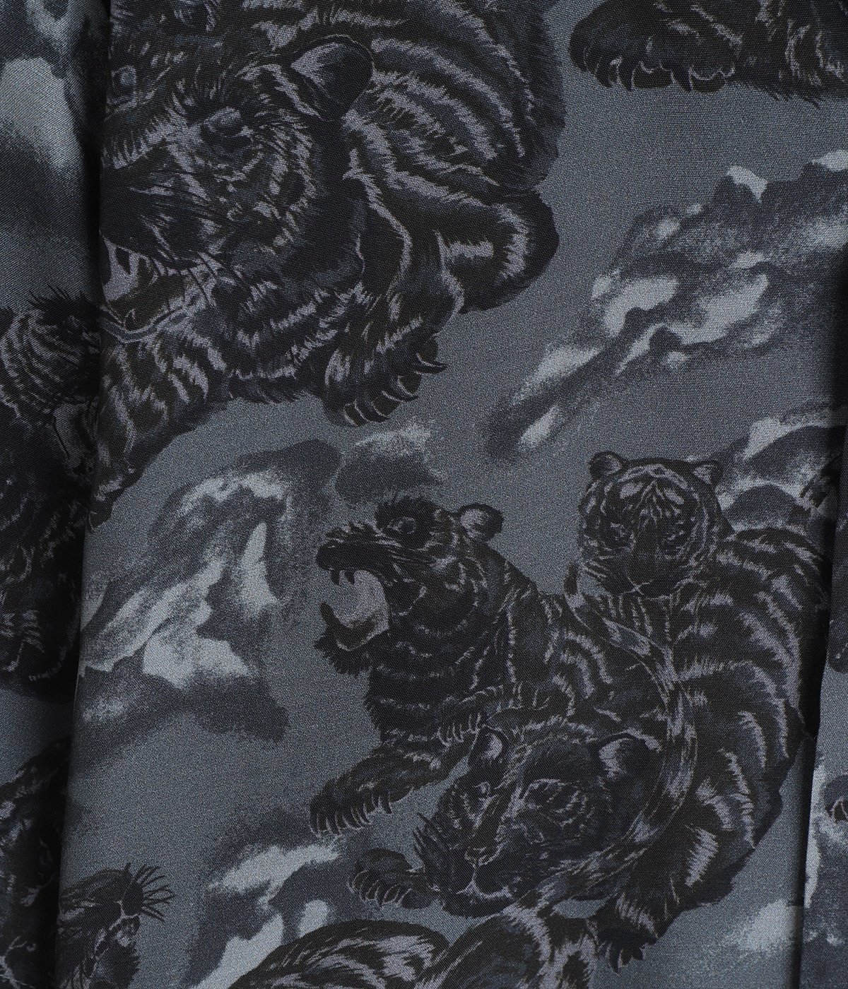 別注 RAYON SHORT SLEEVE ALOHA SHIRT ONE HUNDRED TIGERS | NIPOALOHA