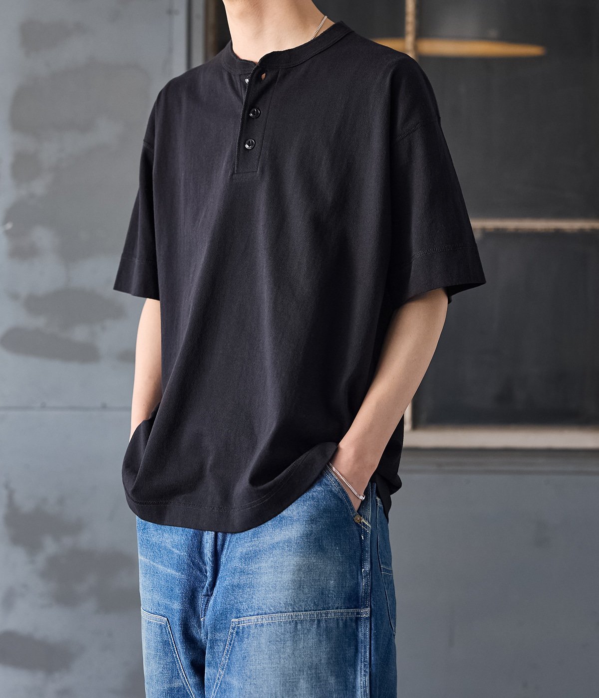 別注 WIDE HENLEY SHORT SLEEVE | Healthknit(ヘルスニット