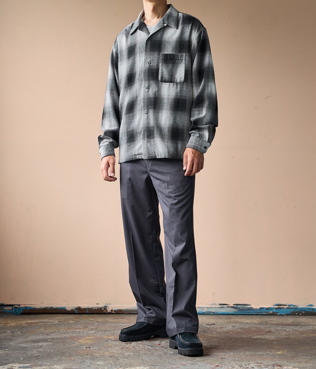 model（177cm） 着用サイズ：L