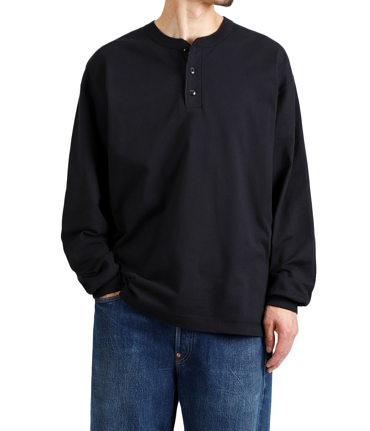 model(175cm / 60kg)B85 W75 H92 着用サイズ：L