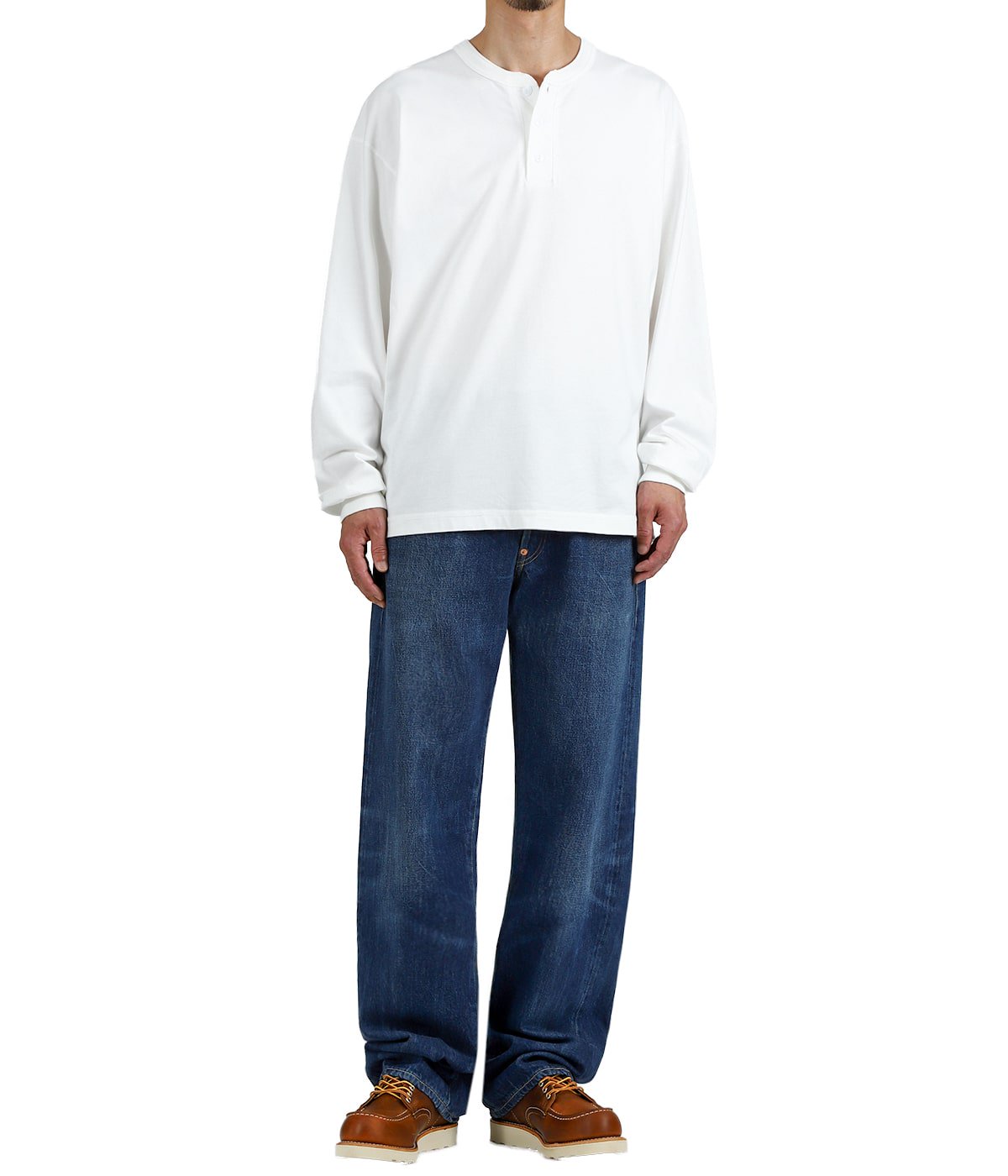 別注】WIDE HENLEY LONG SLEEVE | Healthknit(ヘルスニット