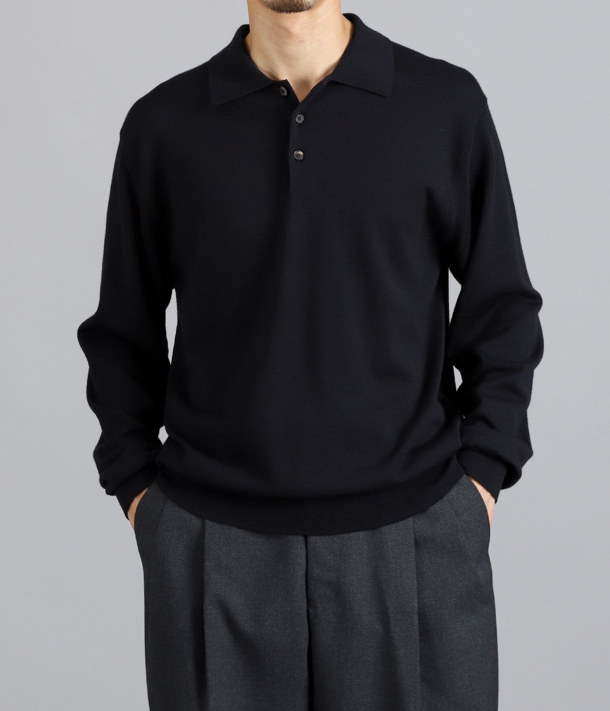 別注】BABY WOOL POLO | BATONER(バトナー) / トップス ポロシャツ