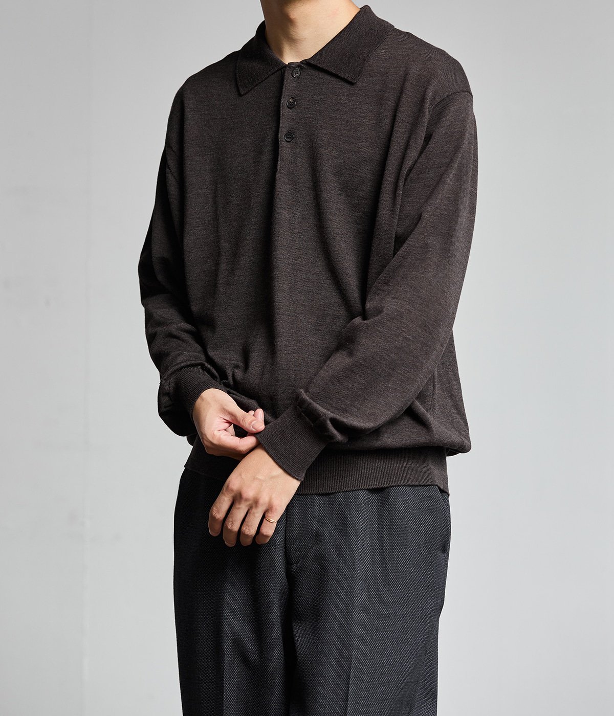 別注】BABY WOOL POLO | BATONER(バトナー) / トップス ポロシャツ