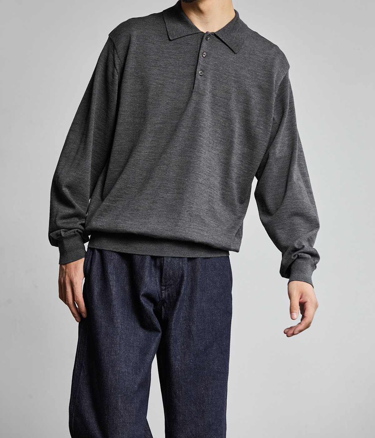 別注】BABY WOOL POLO | BATONER(バトナー) / トップス ポロシャツ
