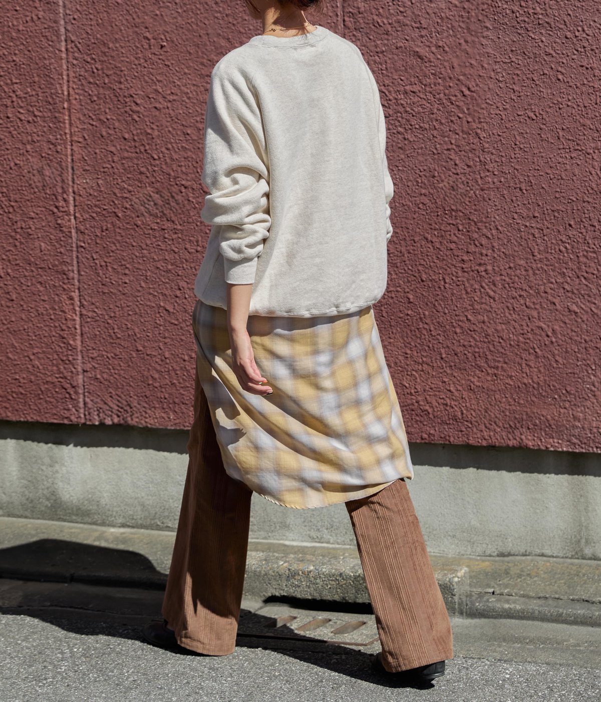 model（168cm） 着用サイズ：M-L