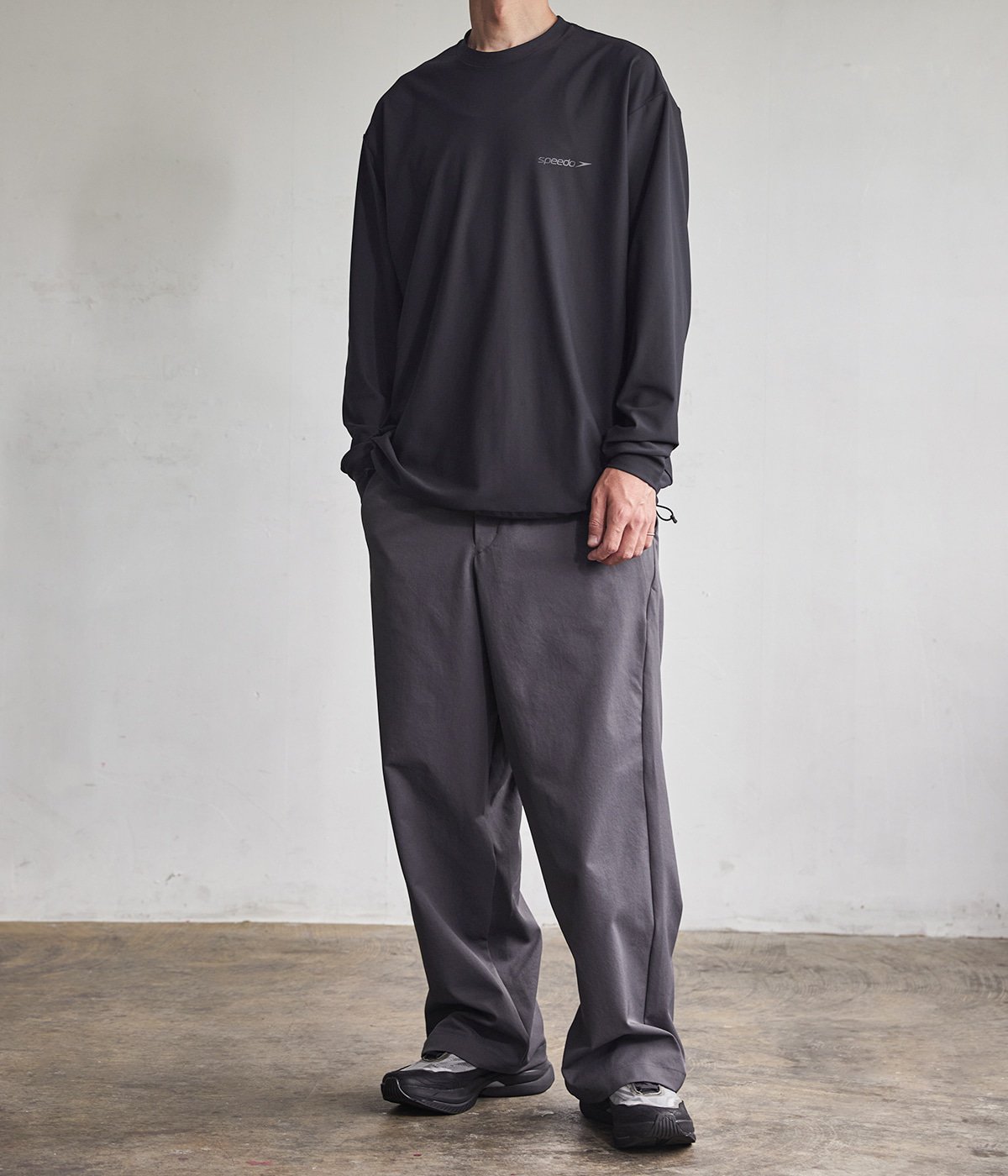 着用：model（177cm） 着用サイズ：O(XL)