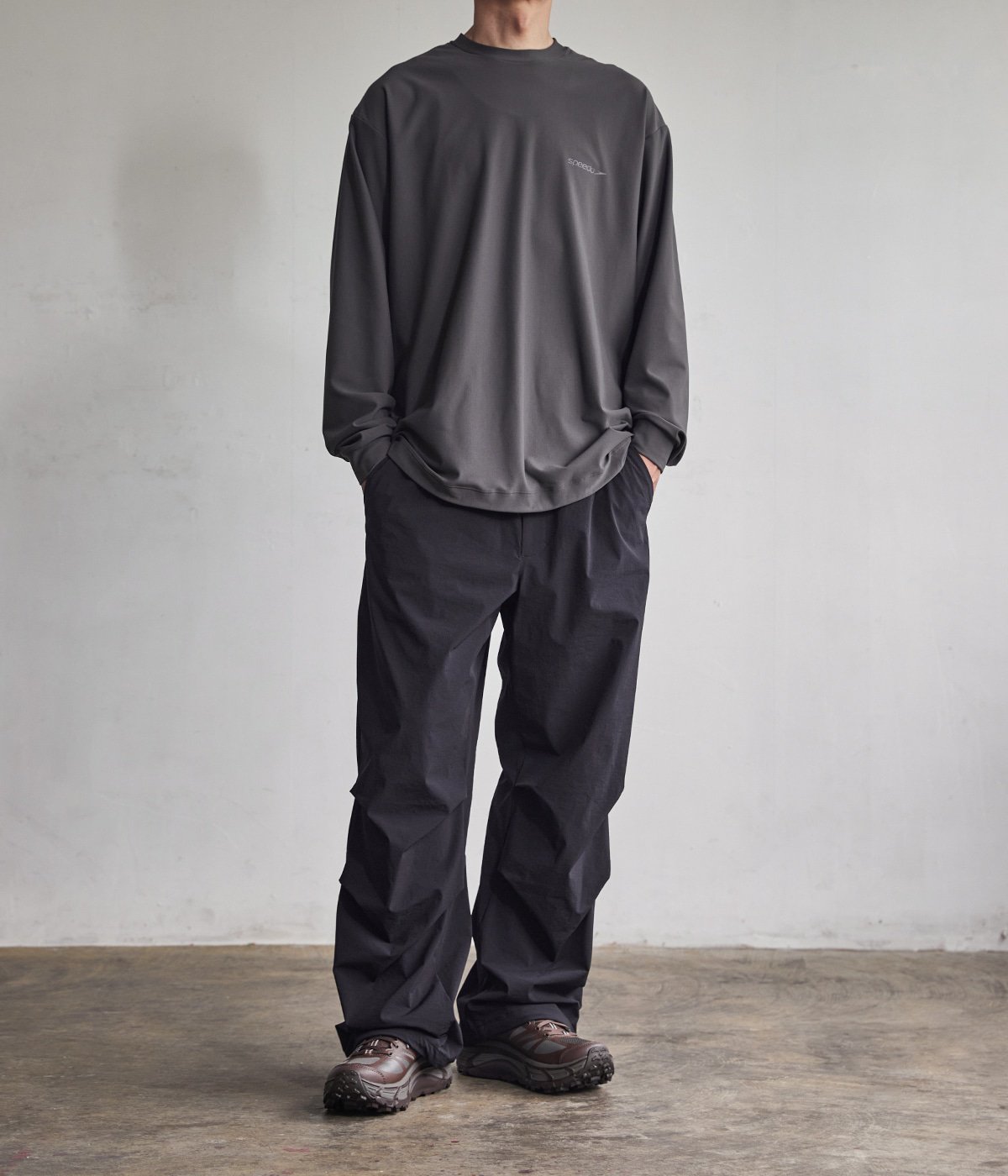 着用：model（177cm） 着用サイズ：O(XL)