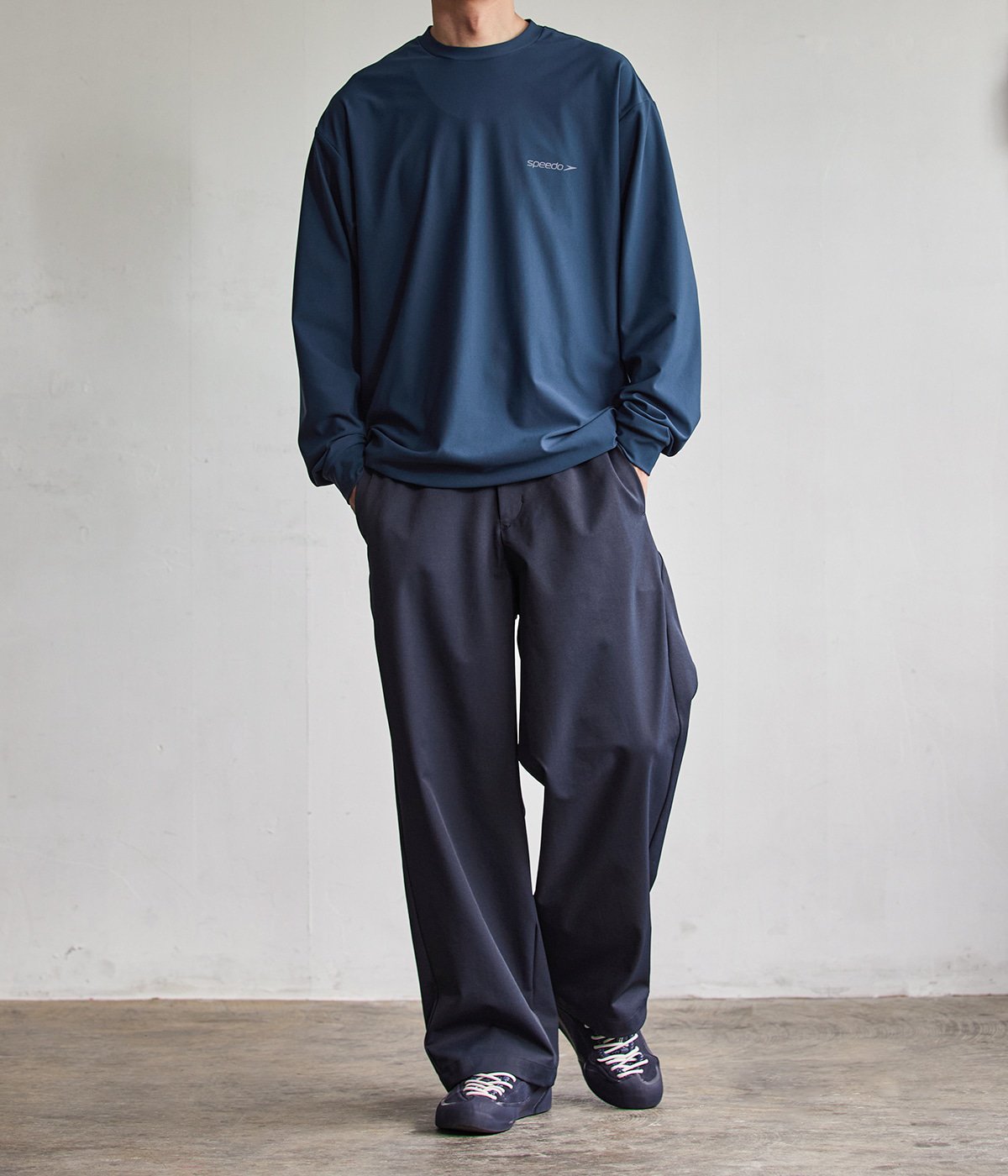 着用：model（177cm） 着用サイズ：O(XL)