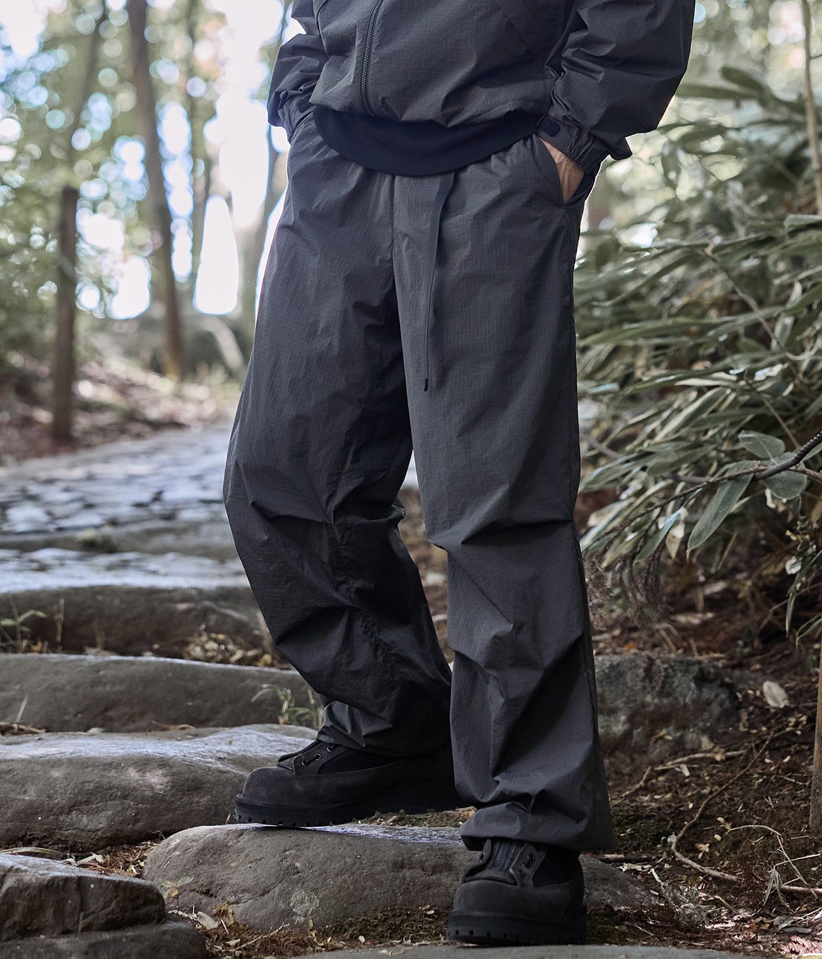 予約】別注 Dope Dyed Rip-stop Wide Pants | Goldwin(ゴールド