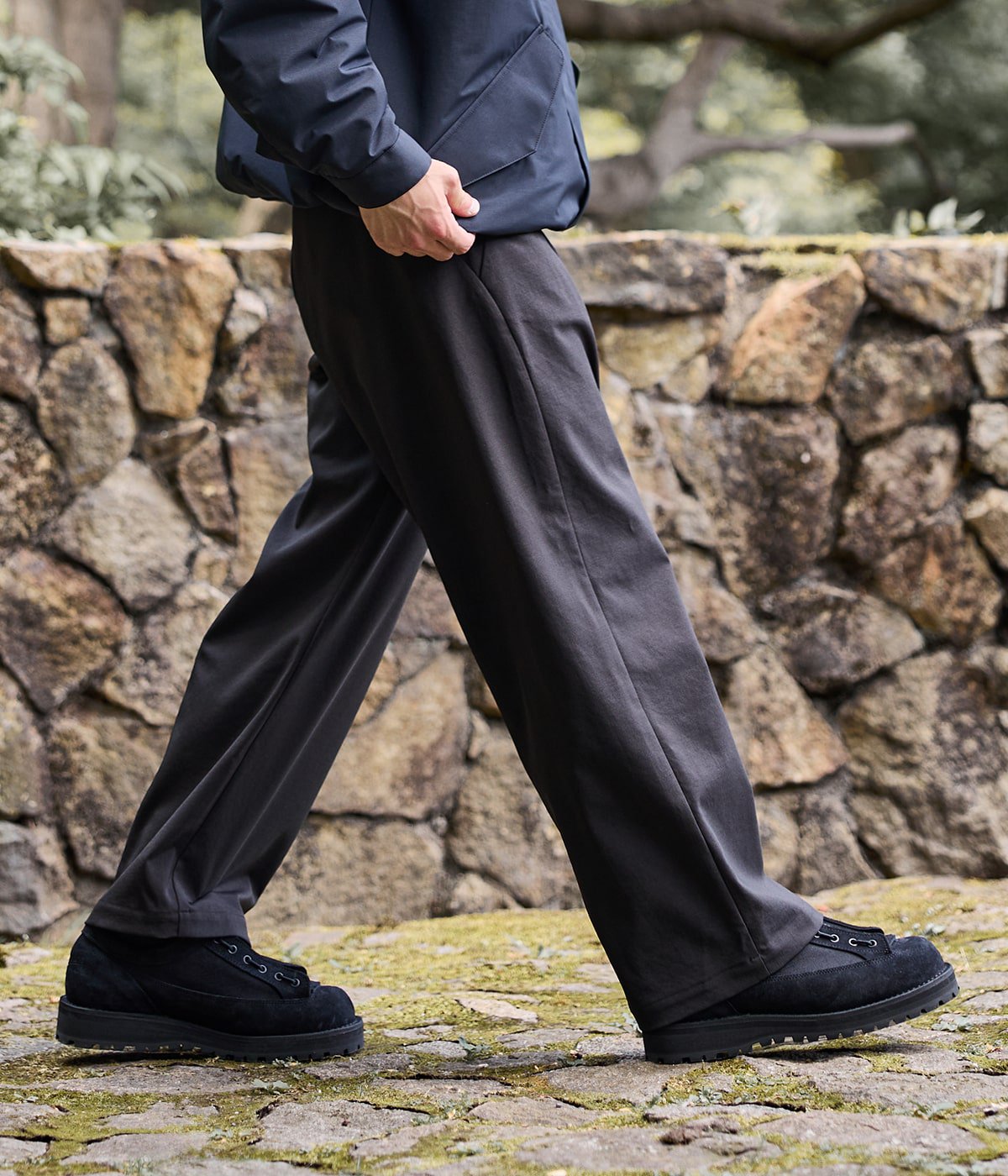 予約】別注 Dry Stretch Twill Wide Straight Pants | Goldwin