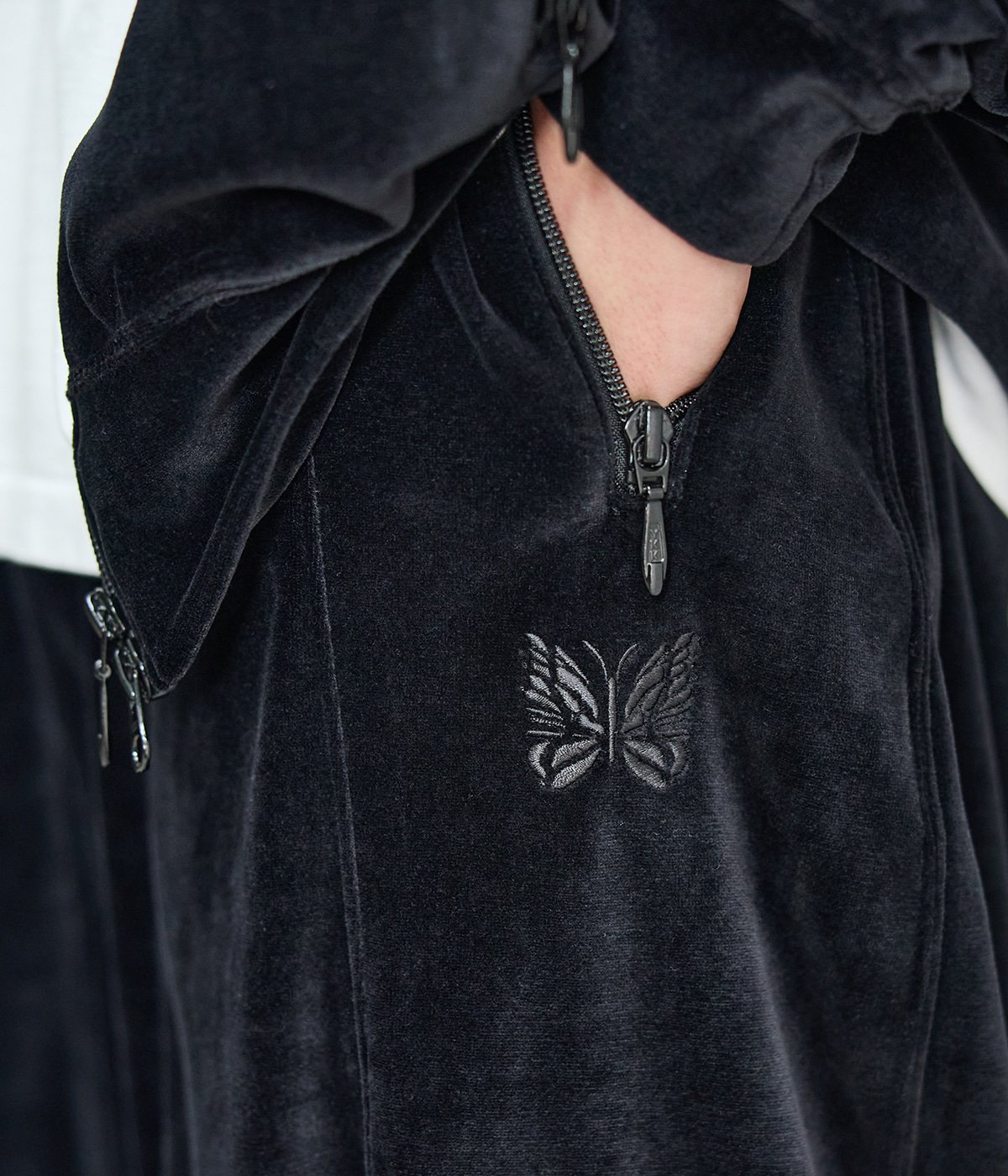needles arknets ヒザデルトラックパンツ　C/Pe Velour needles arknets ヒザデルトラックパンツ C/Pe Velour NEEDLES