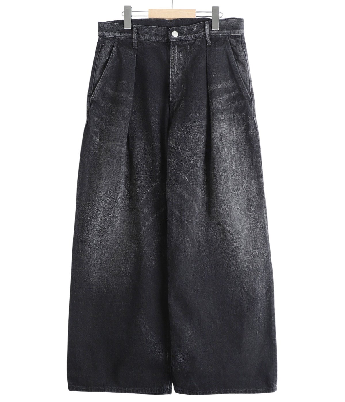 別注 Selvage Denim Two Tuck Wide Pants | Graphpaper(グラフペーパー