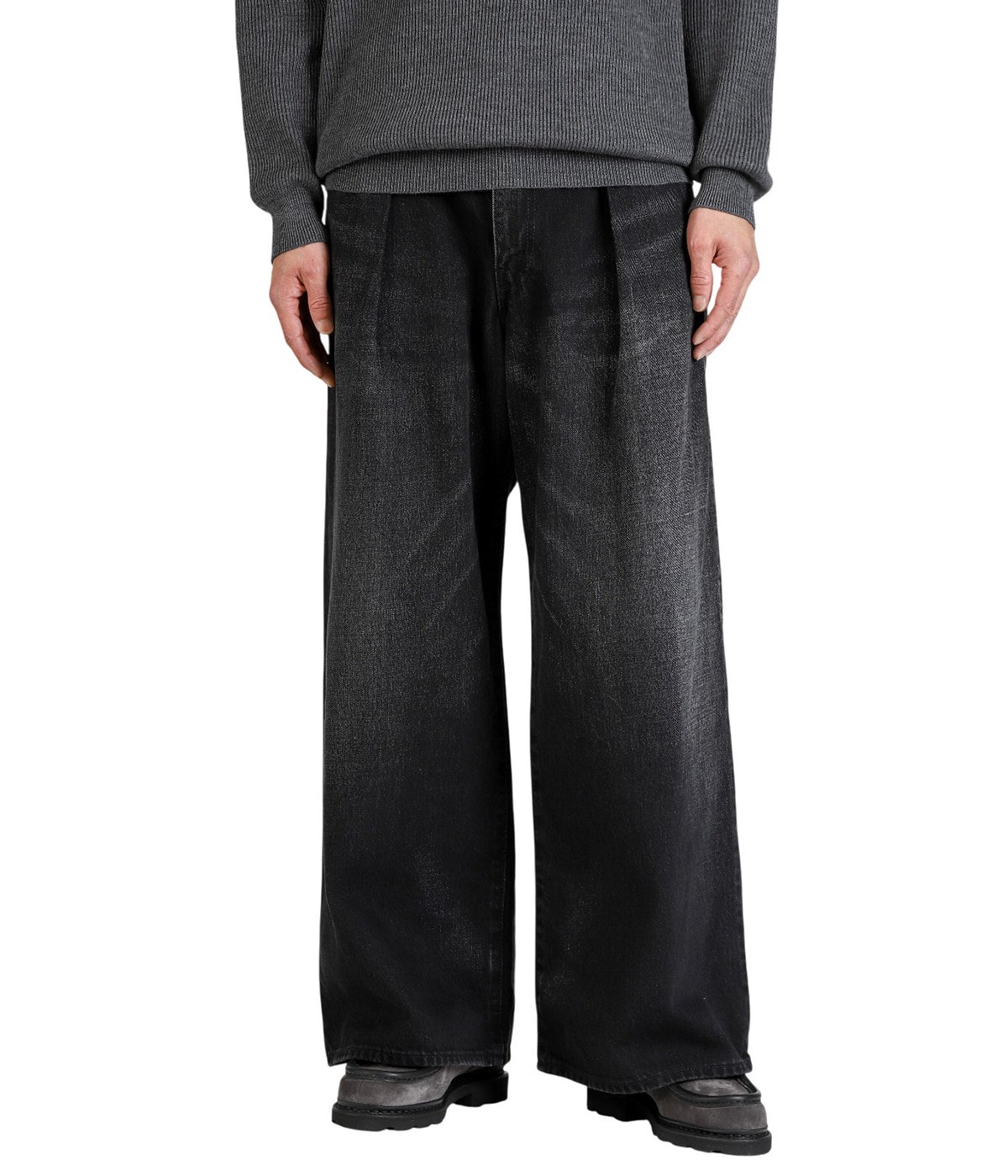 別注 Selvage Denim Two Tuck Wide Pants | Graphpaper(グラフペーパー