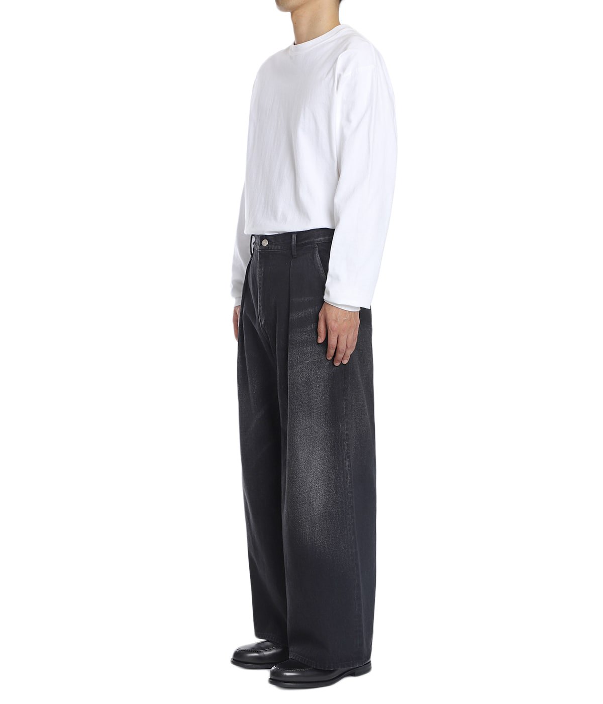 別注 Selvage Denim Two Tuck Wide Pants | Graphpaper(グラフペーパー