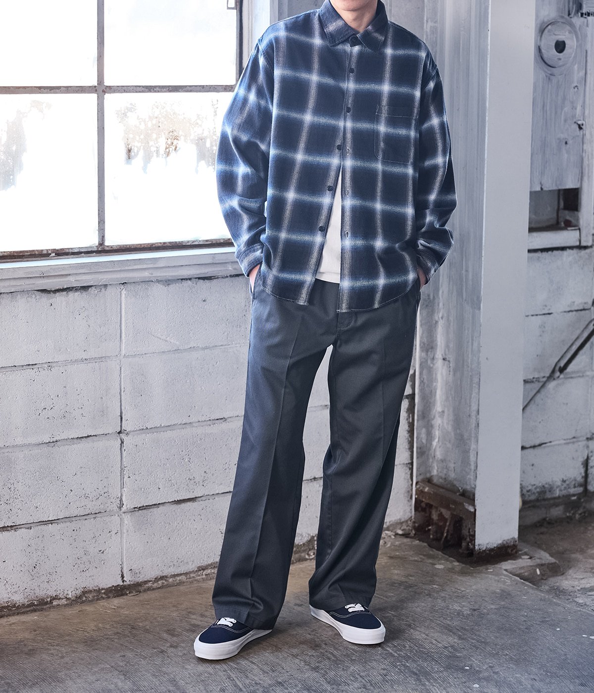 model（175cm） 着用サイズ：L
